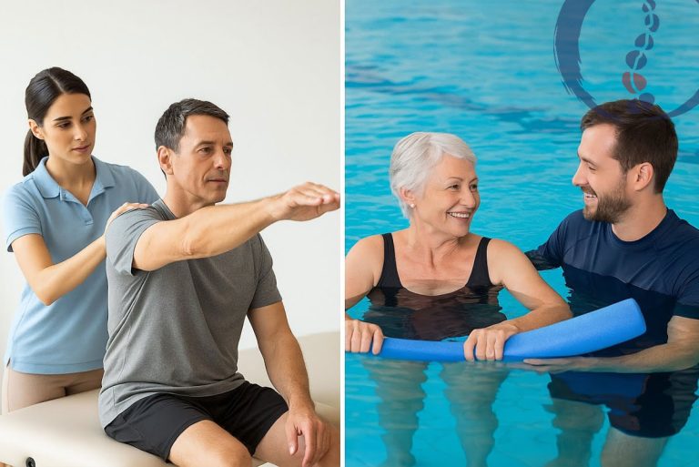 The difference between Hydrotherapy and Physiotherapy at Bluebell